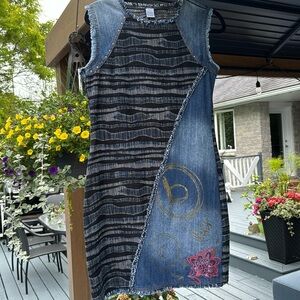 DESIGUAL dress in jean material